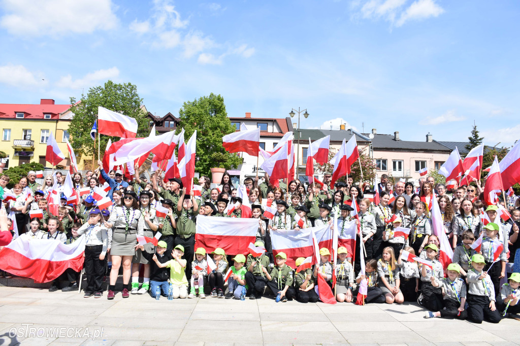 Święto Flagi na ostrowieckim rynku
