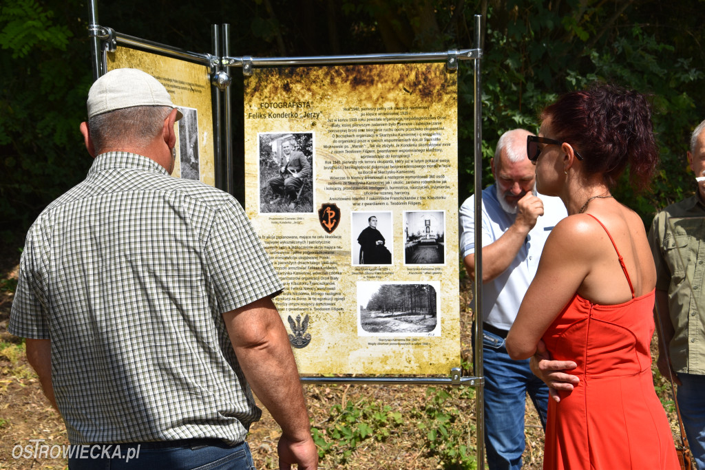 Uroczystość ku pamięci czterech żołnierzy AK
