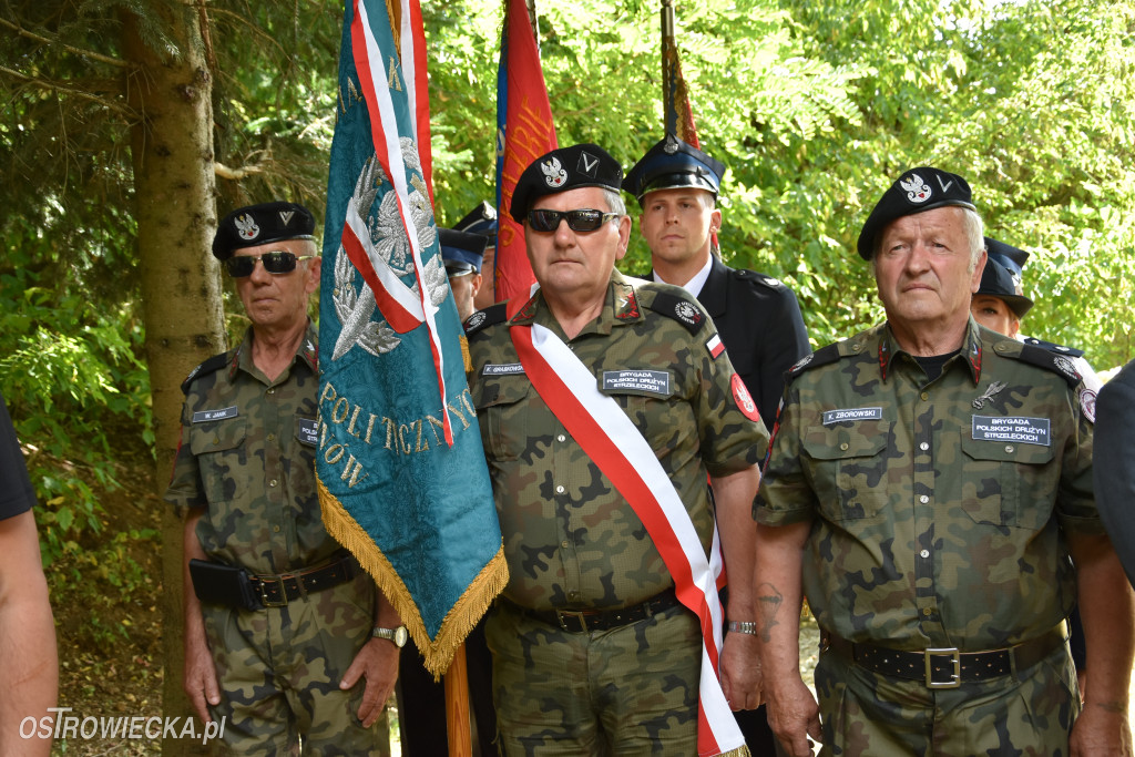 Uroczystość ku pamięci czterech żołnierzy AK
