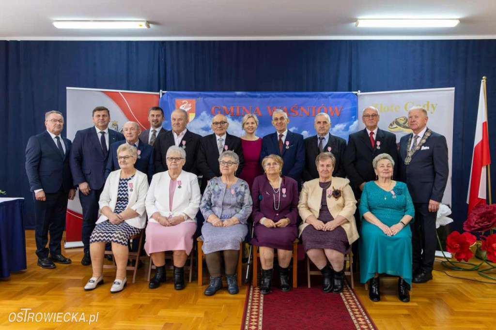 Złote Gody w gminie Waśniów