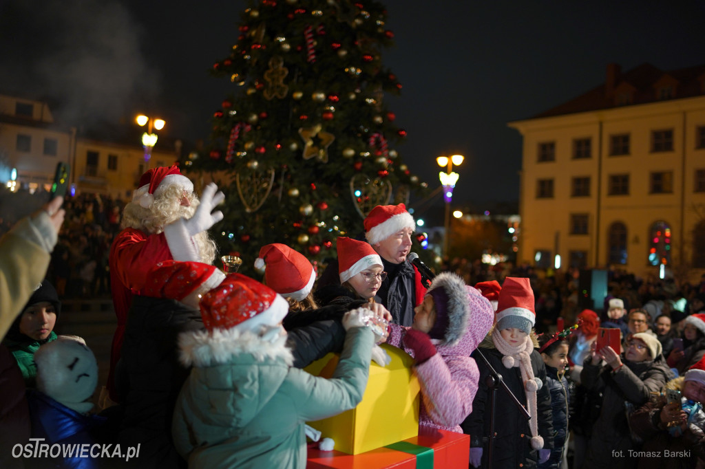Choinka na Rynku rozświetlona!