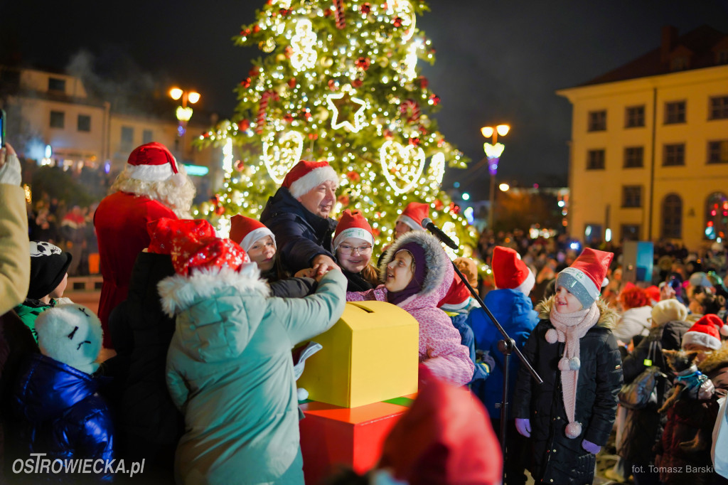 Choinka na Rynku rozświetlona!