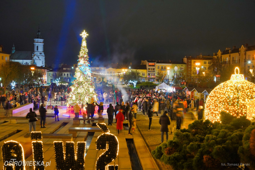 Choinka na Rynku rozświetlona!