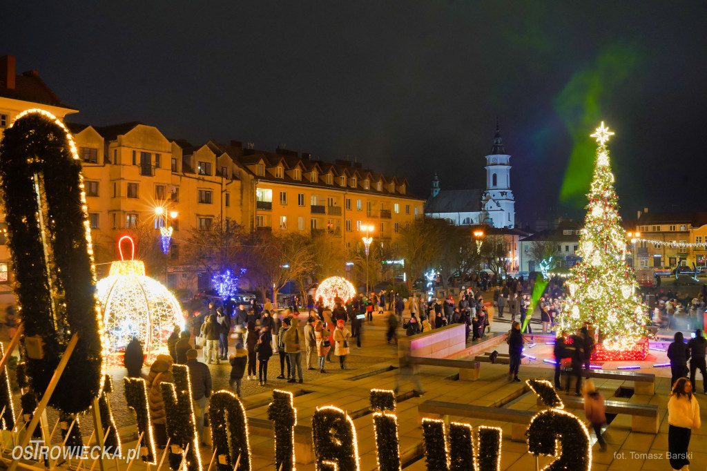 Choinka na Rynku rozświetlona!