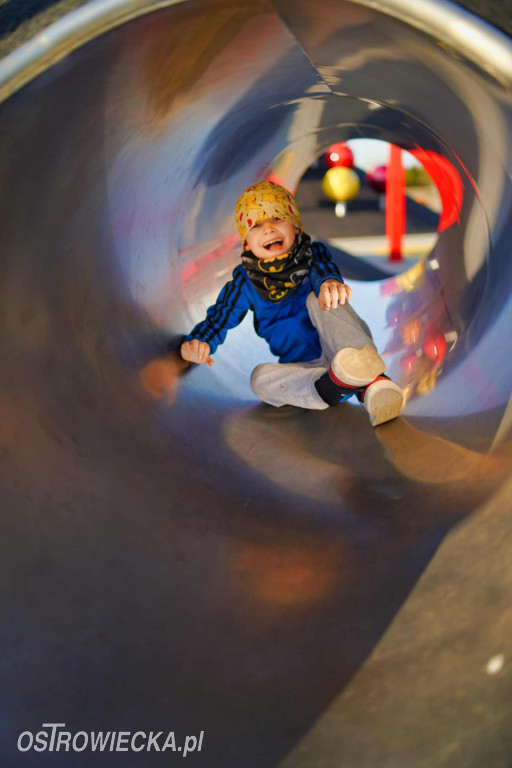 Plac zabaw na waśniowskich błoniach