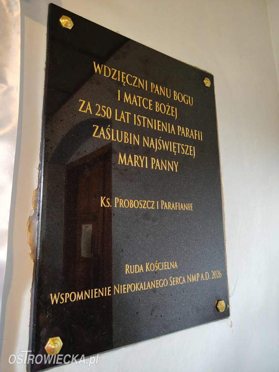 250-lecie parafia w Rudzie Kościelnej