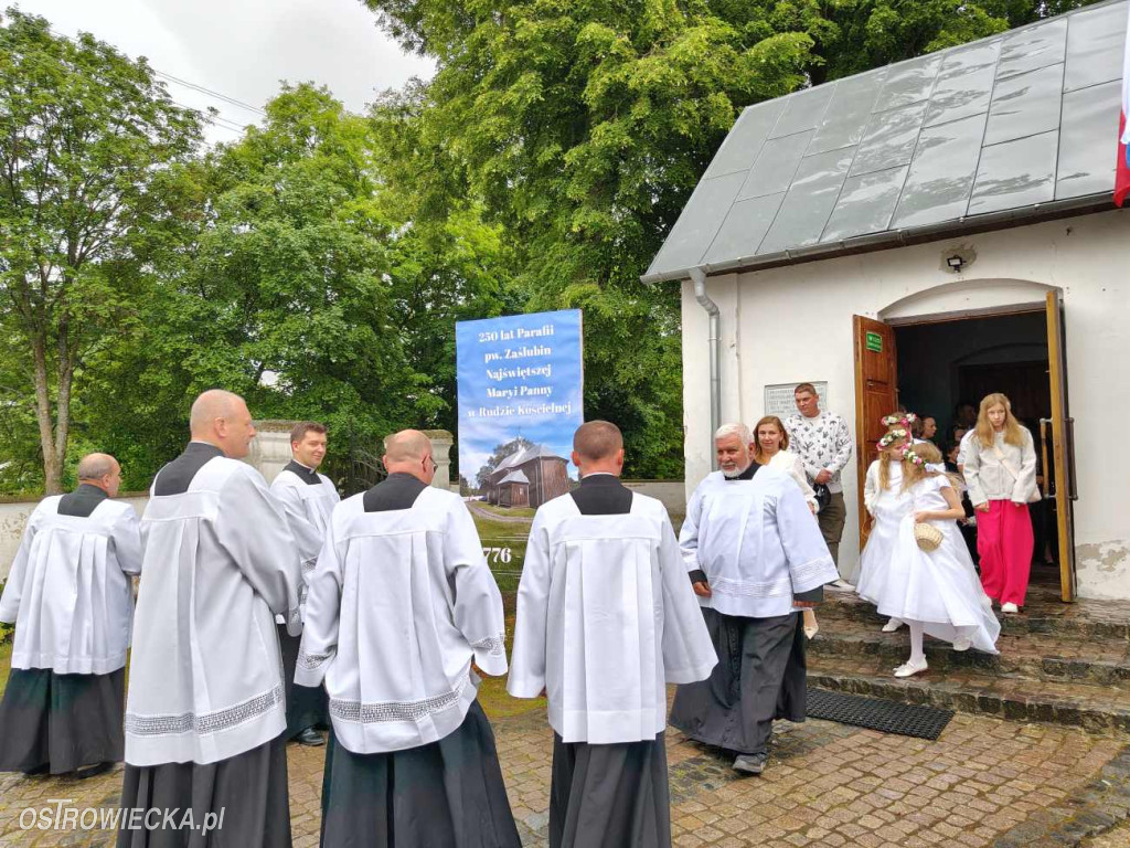250-lecie parafia w Rudzie Kościelnej