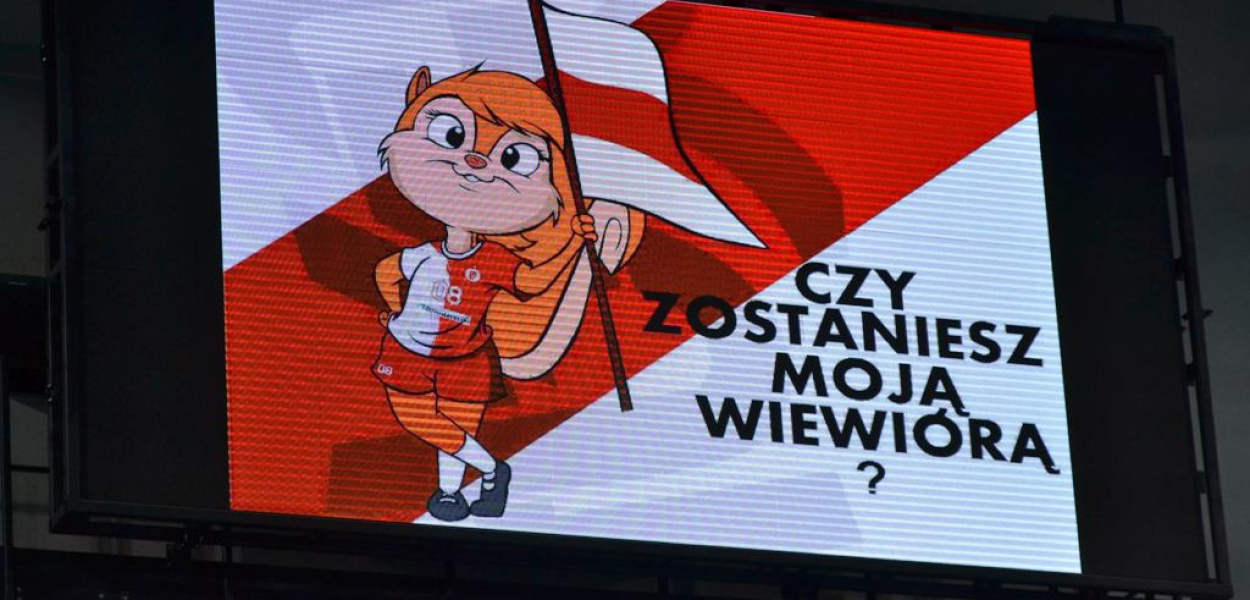 Oświadczyny na meczu siatkówki? Tak! (zdjęcia)