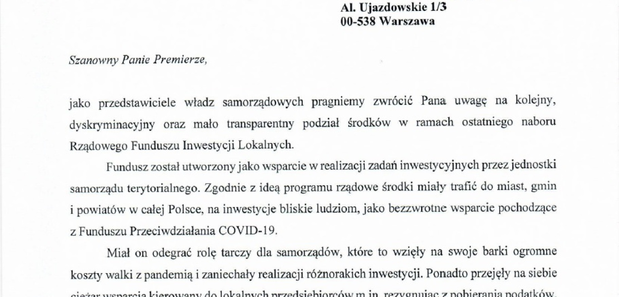 Samorządowcy ze świętokrzyskiego piszą do premiera (zdjęcia, wideo)