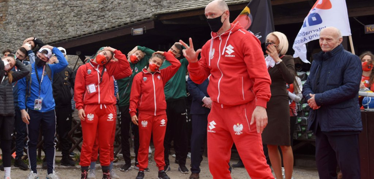 Młodzieżowe Mistrzostwa Świata w Boksie. Zamek w Chęcinach. Trening mentalny