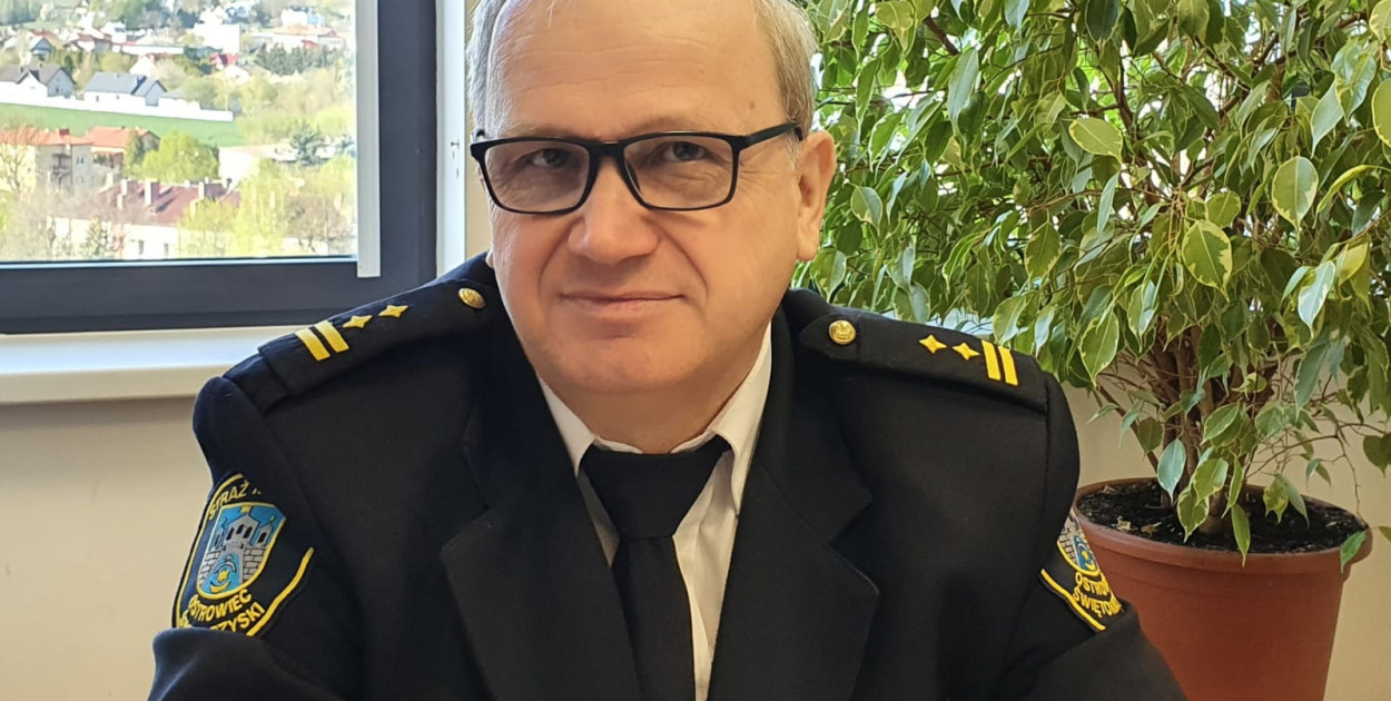 Andrzej Kaniewski - komendant Straży Miejskiej w Ostrowcu Świętokrzyskim
