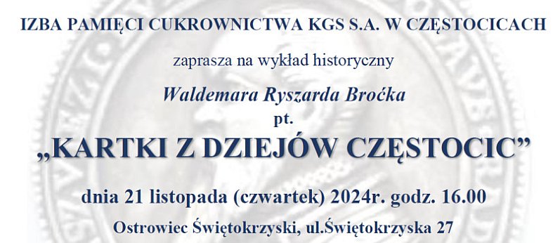 Kartki z dziejów Częstocic