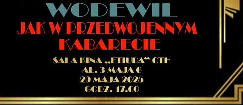 „Lata 20., lata 30. Jak w przedwojennym kabarecie”