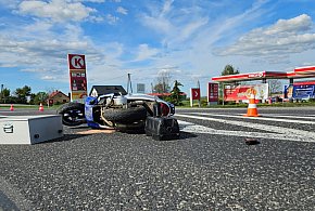 Pijany motorowerzysta zderzył się z motocyklistą-159074