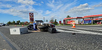 Pijany motorowerzysta zderzył się z motocyklistą-159074