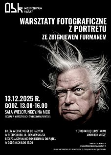Zbigniew Furman poprowadzi warsztaty portretu