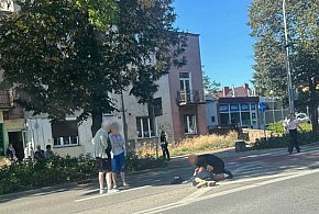Wypadek na przejeździe dla rowerów-160618