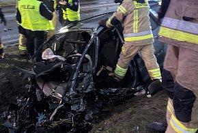 Fatalne wyprzedzanie kolumny pojazdów-161253