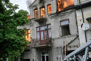 Pożar na Sandomierskiej