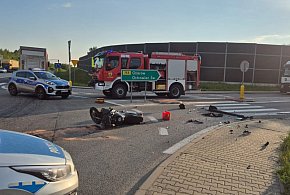 Wypadki z udziałem motocyklistów