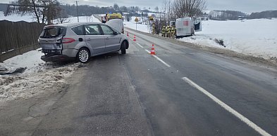 Poszkodowani kierujący autami w Wygiełzowie