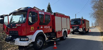 Pożar kotłowni w Szymanówce