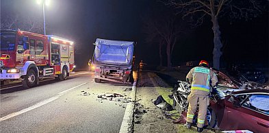 Zderzenie dwóch pojazdów w Gierczycach