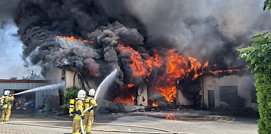 Pożar zabudowań w Piórkowie