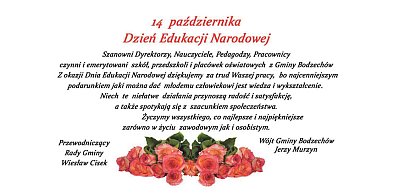 Życzenia dla Nauczycieli z gminy Bodzechów-161031