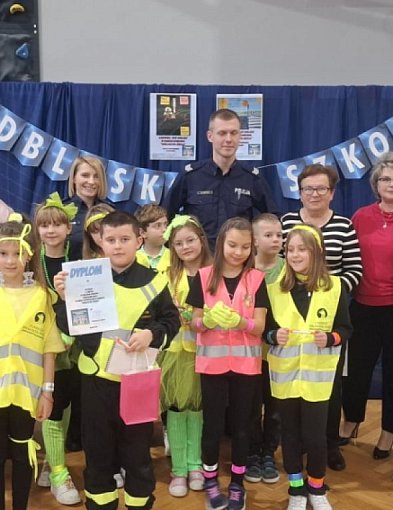 Finał konkursu “Odblaskowa Szkoła” w Sadowiu-161777