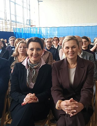 Minister Edukacji Narodowej Barbara Nowacka z wizytą w Szewnie