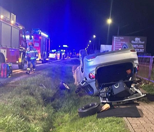 Czołowe zderzenie w Rudce