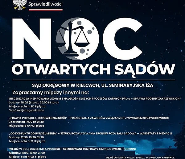 Noc Otwartych Sądów i Bieg Prawników