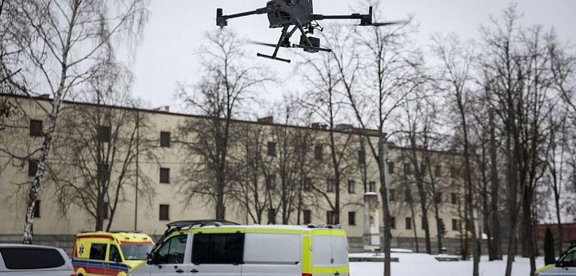 Dron z laserowym skanerem 3D