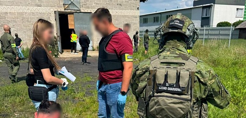 Policjanci zlikwidowali fabrykę papierosów