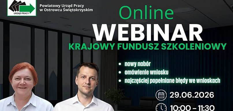 Rusza nabór wniosków z Krajowego Funduszu Szkoleniowego. Będzie webinar