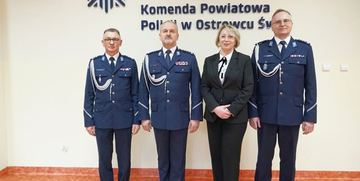 Nowy komendant ostrowieckich policjantów