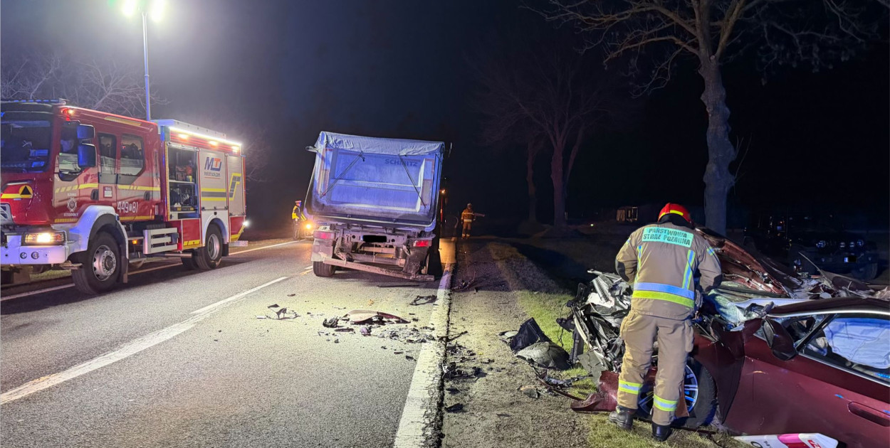 Zderzenie dwóch pojazdów w Gierczycach