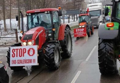 Na żywo: Protest rolników z powiatu opatowskiego, ostrowieckiego i sandomierskiego (zdjecia, wideo)